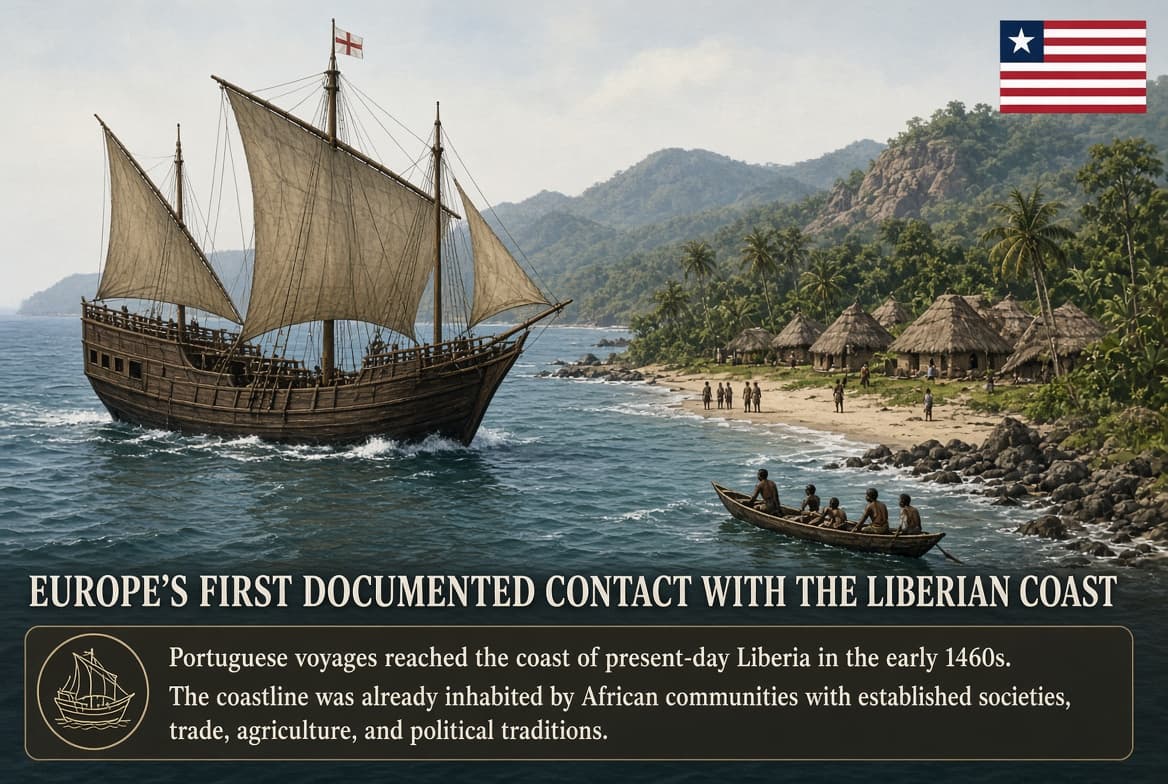 Europe’s First Contact with the Liberian Coast