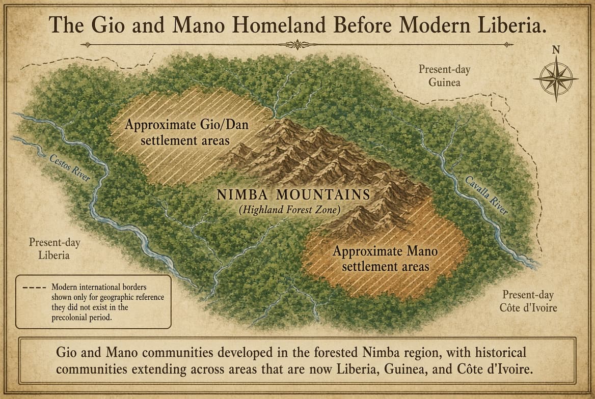 The Gio and Mano Peoples Before Modern Liberia