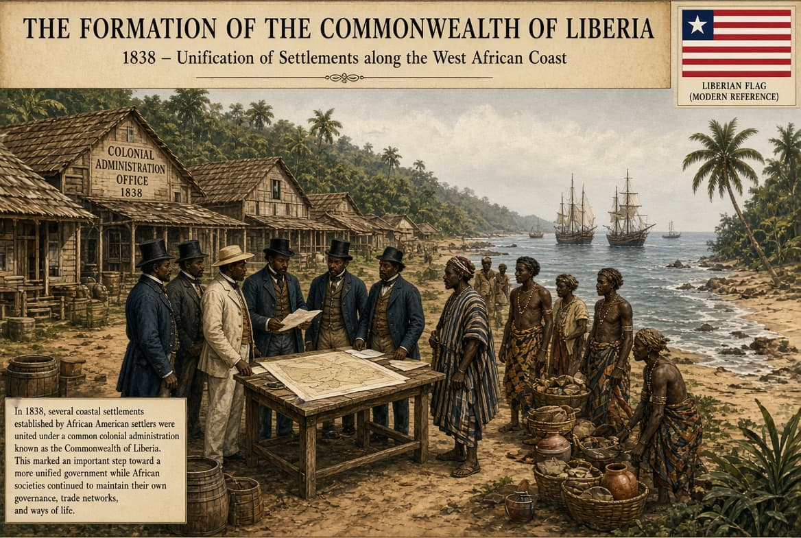 The Formation of the Commonwealth of Liberia (1838)